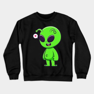 Cute Alien Crewneck Sweatshirt